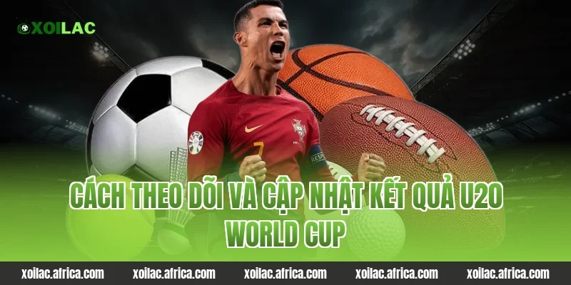 Cách theo dõi và cập nhật kết quả U20 World Cup